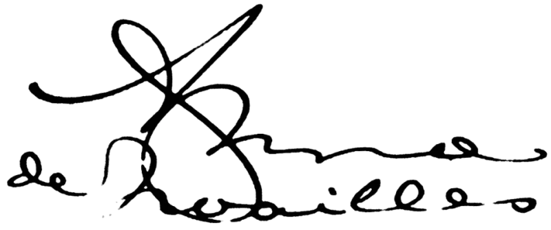 Signature de Anna de Noailles