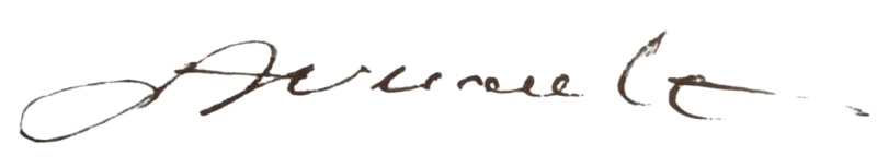 Signature de Antoine-Vincent Arnault