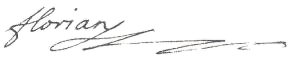 Signature de Jean-Pierre Claris de Florian