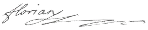 Signature de Jean-Pierre Claris de Florian