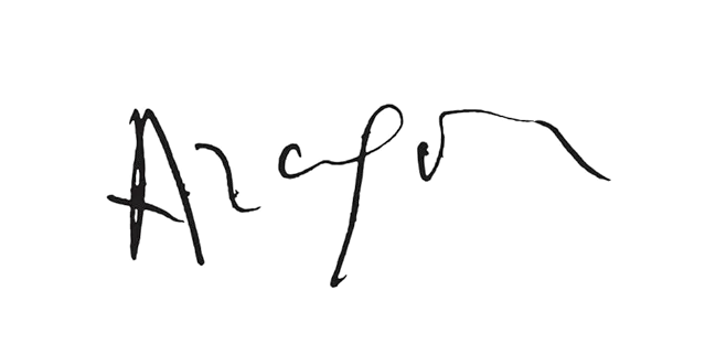 Signature de Louis Aragon