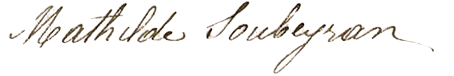 Signature de Mathilde Soubeyran
