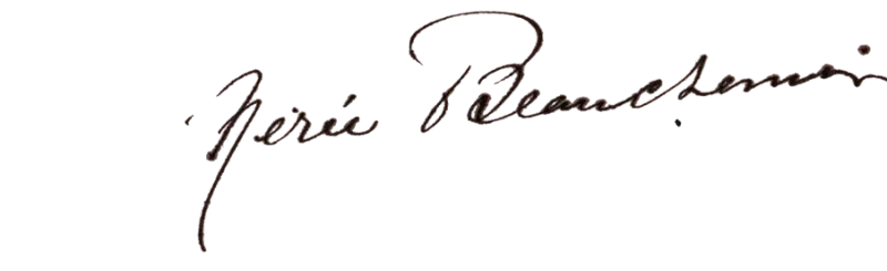 Signature de Nérée Beauchemin