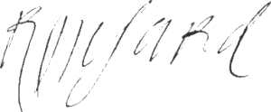 Signature de Pierre de Ronsard